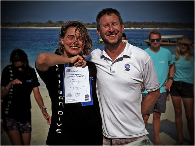 PADI Instructor Course Graduate