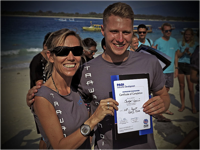 PADI Instructor certification