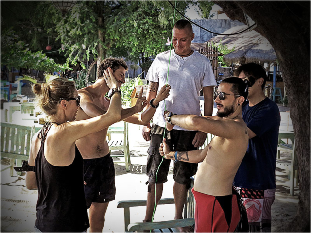 PADI Dry Practice Gili IDC Indonesia