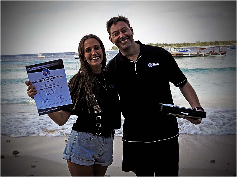 PADI graduation