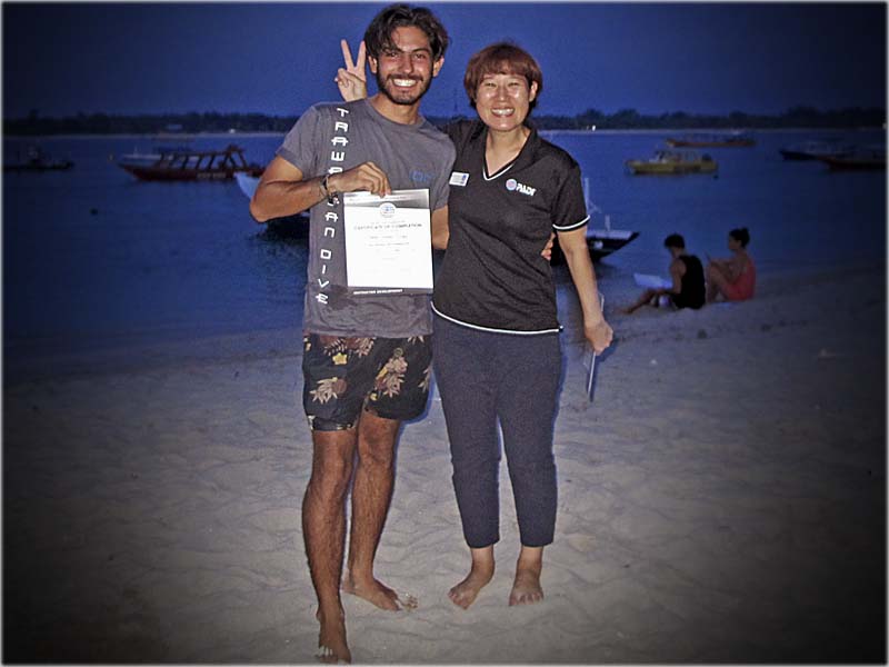 PADI Instructor Certification Gili Islands