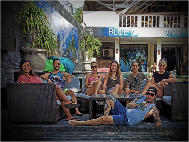 January 2022 PADI IDC Candidates at Blue Marlin Gili Trawangan